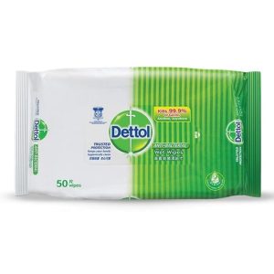 dettol anti bacterial wet wipes 50s