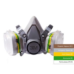 3m standard comfort 6000 series respirator set