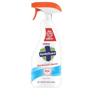 familyguard all purpose cleaner spray fresh linen 500ml