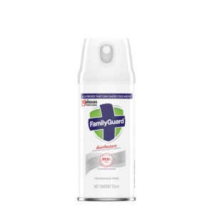 familyguard disinfectant aerosol fragrance free 155ml