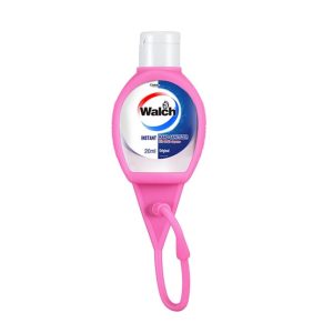 walch instant hand sanitizer 20ml bag tag pink
